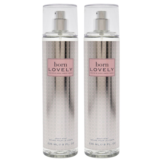 Born Lovely by Sarah Jessica Parker for Women - 8 oz Body Mist - Pack of 2