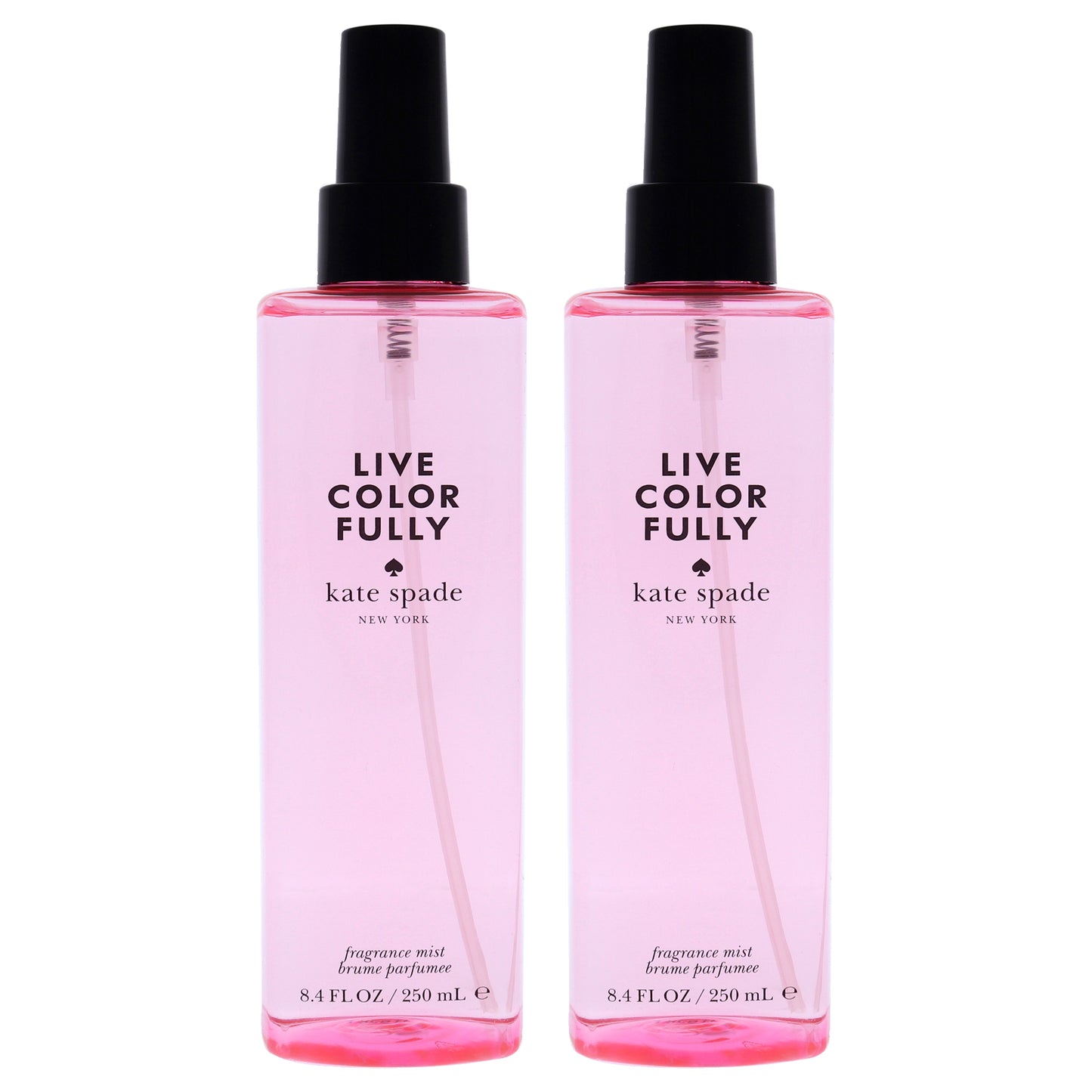 Live Colorfully Body Spray by Kate Spade for Women - 8.4 oz Fragrance Mist - Pack of 2