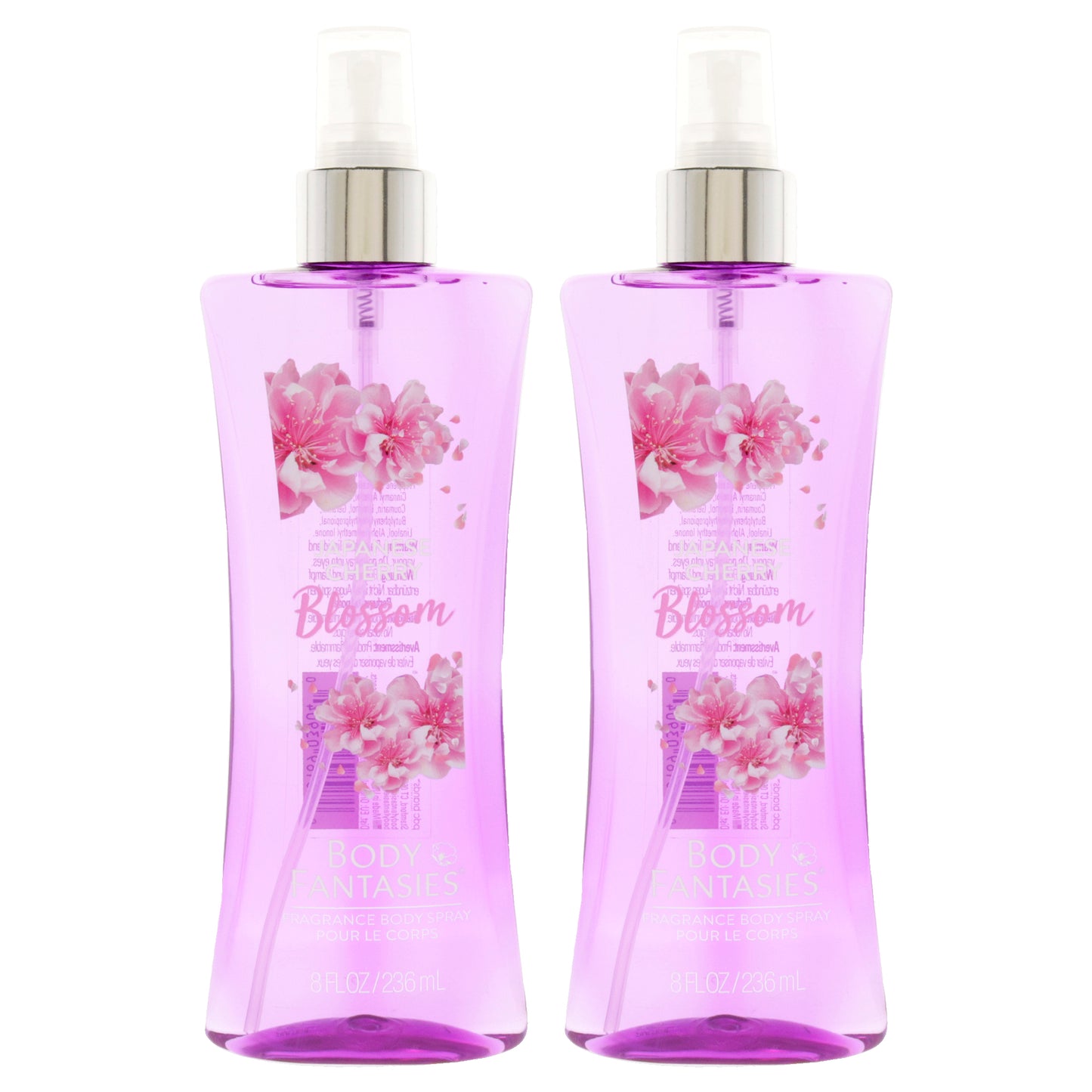 Signature Japanese Cherry Blossom Fragrance Body Spray by Body Fantasies for Women - 8 oz Body Spray - Pack of 2