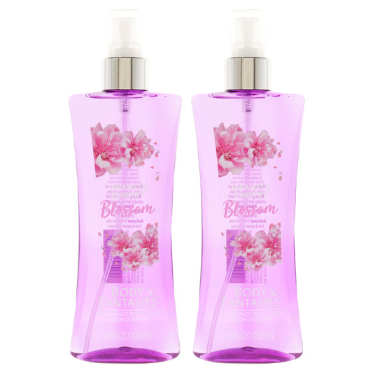 Signature Japanese Cherry Blossom Fragrance Body Spray by Body Fantasies for Women - 8 oz Body Spray - Pack of 2