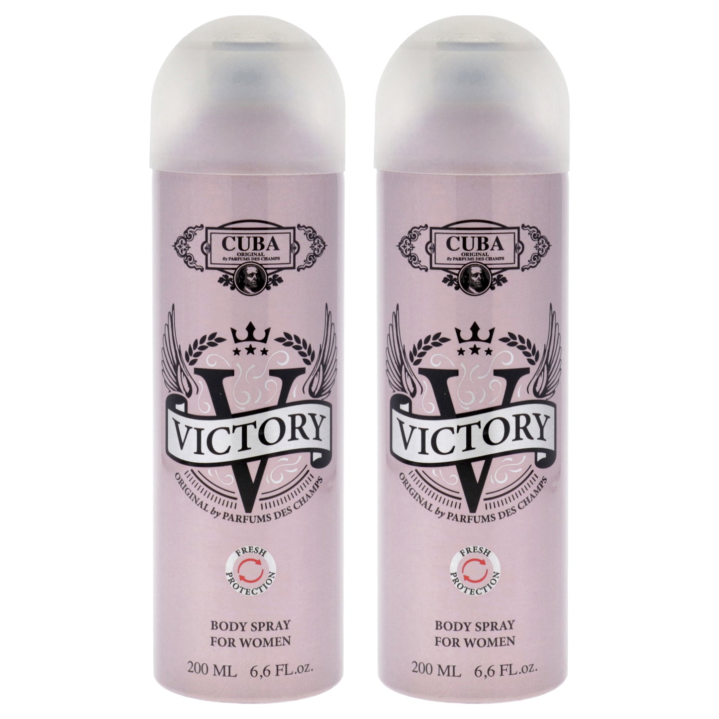Victory by Cuba for Women - 6.6 oz Body Spray - Pack of 2