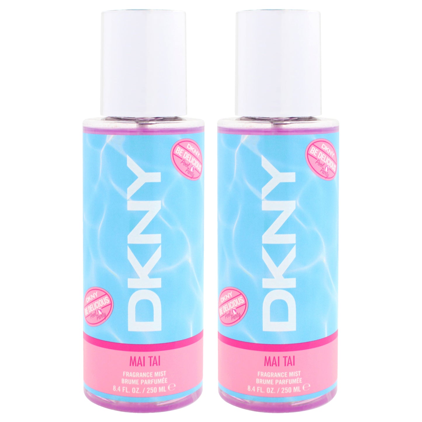 DKNY Be Delicious Pool Party - Mai Tai by Donna Karan for Women - 8.4 oz Fragrance Mist - Pack of 2
