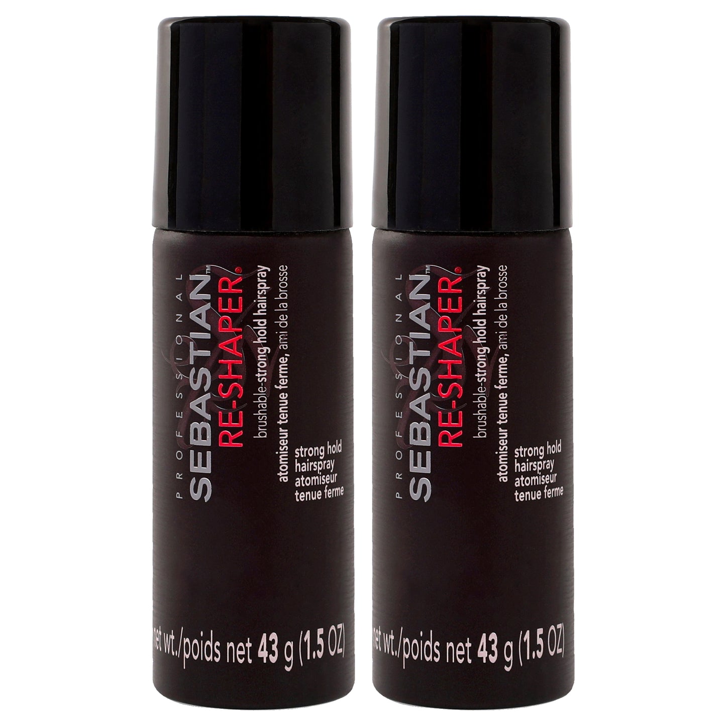 Re-Shaper Strong Hold by Sebastian for Unisex - 1.5 oz Hair Spray - Pack of 2