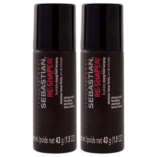 Re-Shaper Strong Hold by Sebastian for Unisex - 1.5 oz Hair Spray - Pack of 2