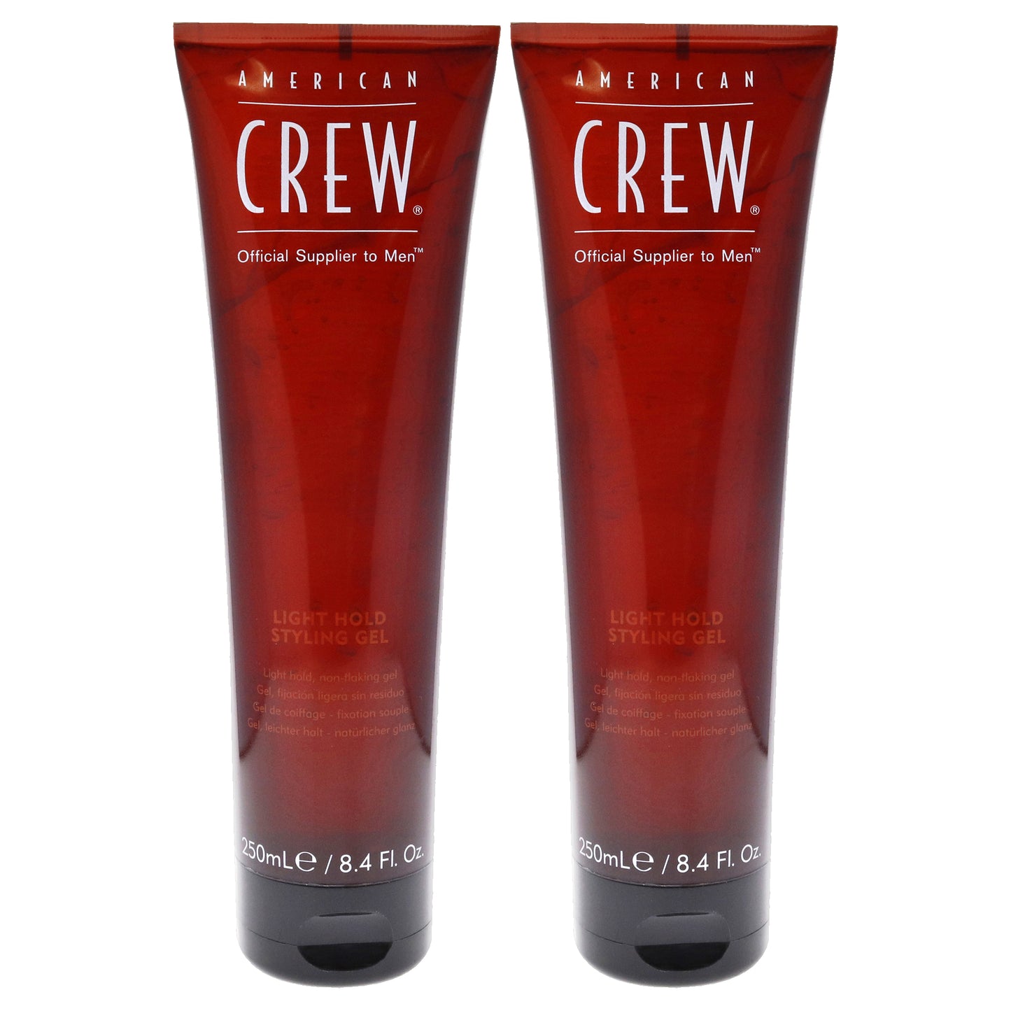 Light Hold Styling Gel by American Crew for Men - 8.4 oz Gel  - Pack of 2
