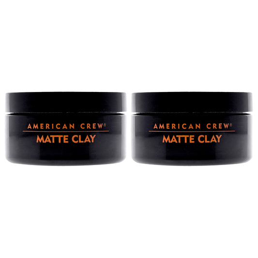 Matte Clay by American Crew for Men - 3 oz Clay  - Pack of 2