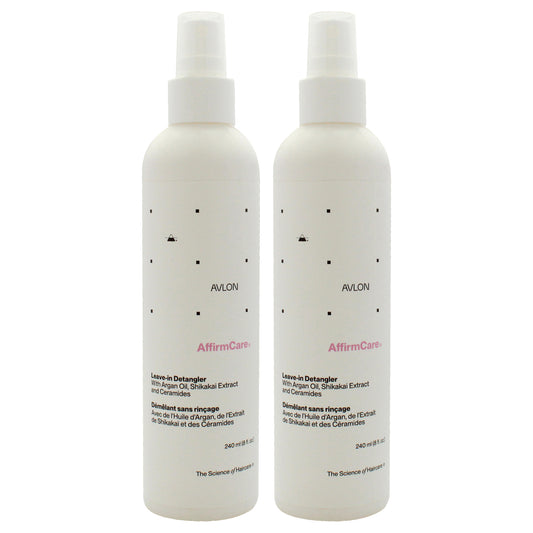 AffirmCare Leave-in Detangler by Avlon for Unisex - 8 oz Detangler  - Pack of 2