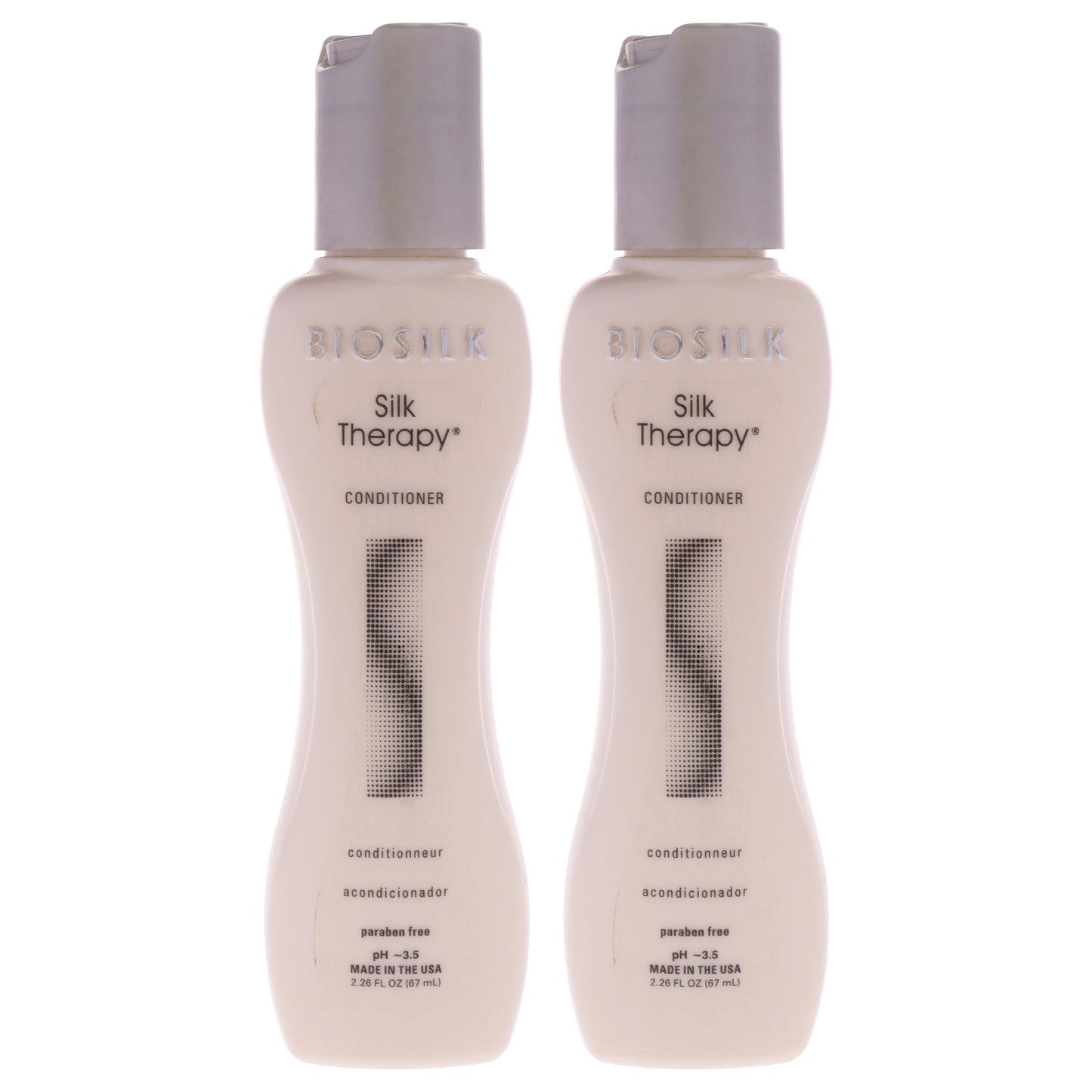 Silk Therapy Conditioner by Biosilk for Unisex - 2.26 oz Conditioner  - Pack of 2