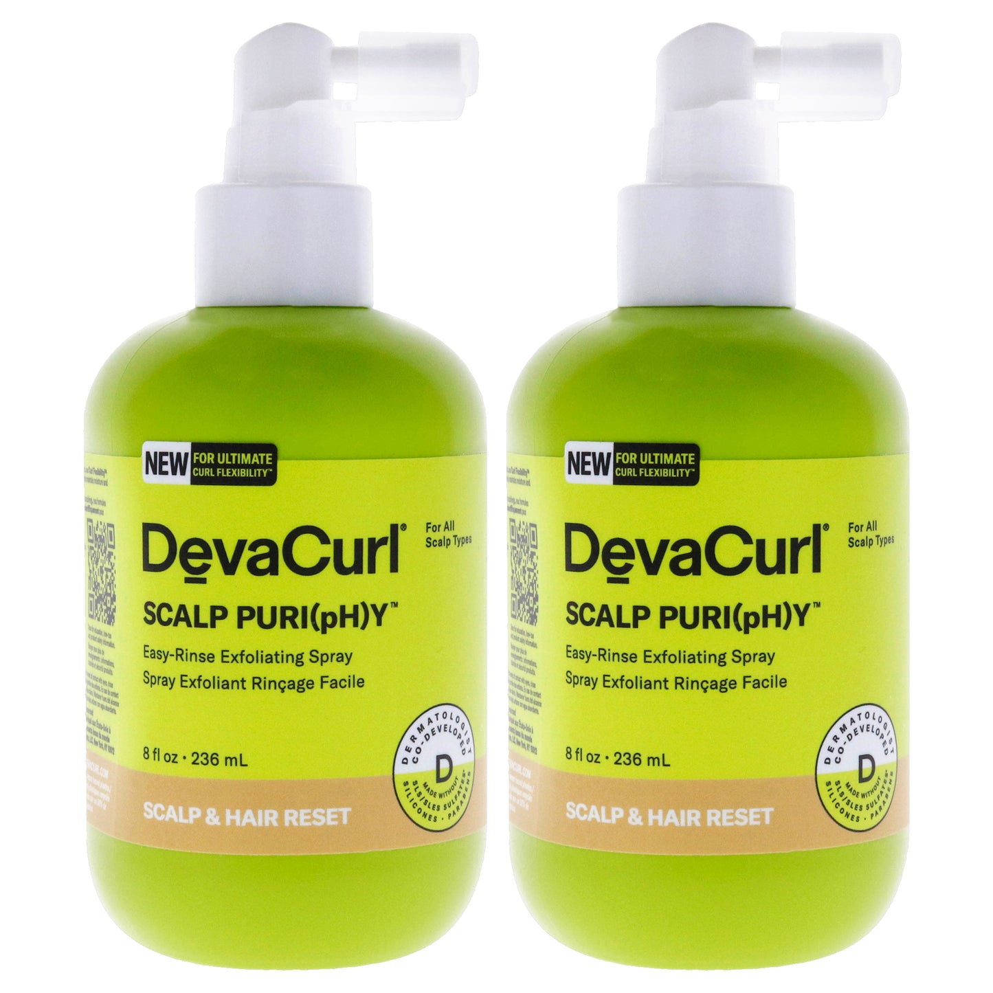 Scalp Puriphy Spray by DevaCurl for Unisex - 8 oz Hair Spray - Pack of 2