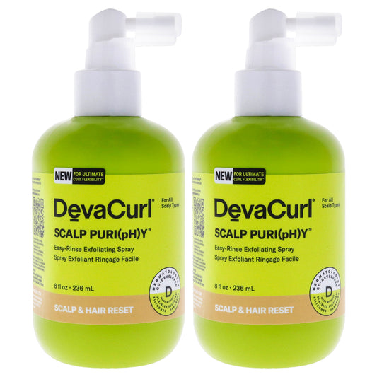 Scalp Puriphy Spray by DevaCurl for Unisex - 8 oz Hair Spray - Pack of 2