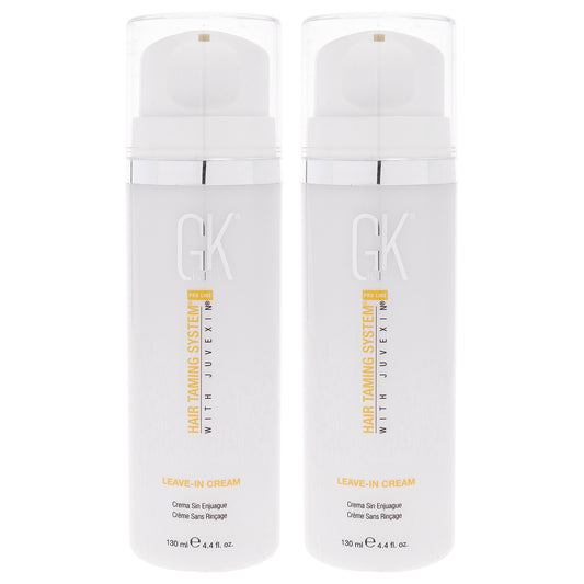 Hair Taming System Leave-In Conditioning Cream by Global Keratin for Unisex - 4.4 oz Cream - Pack of 2