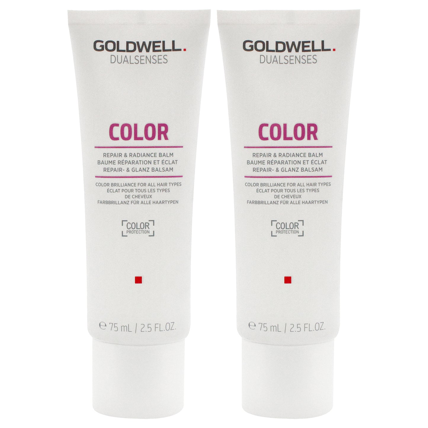 Dualsenses Color Repair and Radiance Balm by Goldwell for Unisex - 2.5 oz Balm - Pack of 2