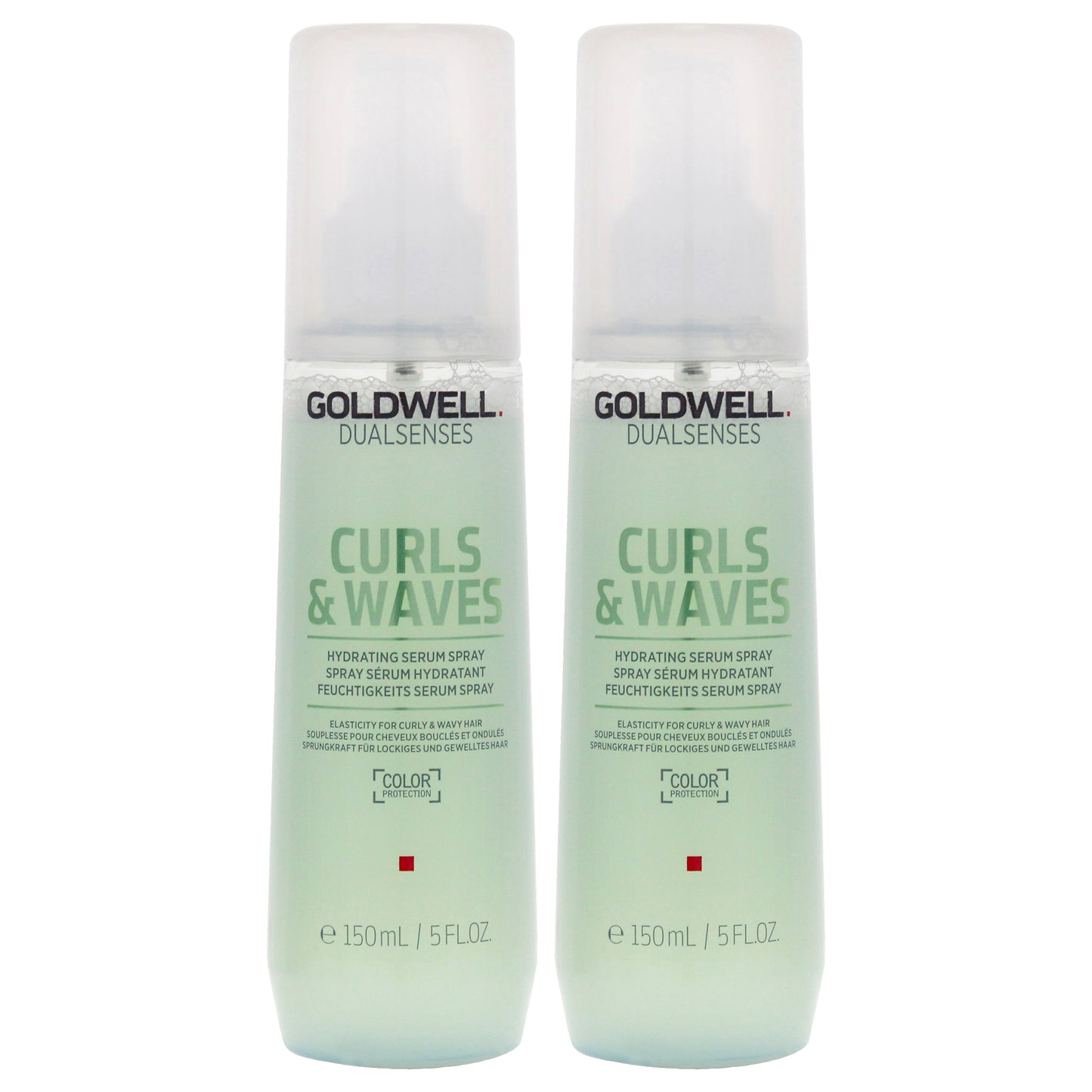 Dualsenses Curls and Waves Hydrating Serum Spray by Goldwell for Women - 5 oz Serum - Pack of 2