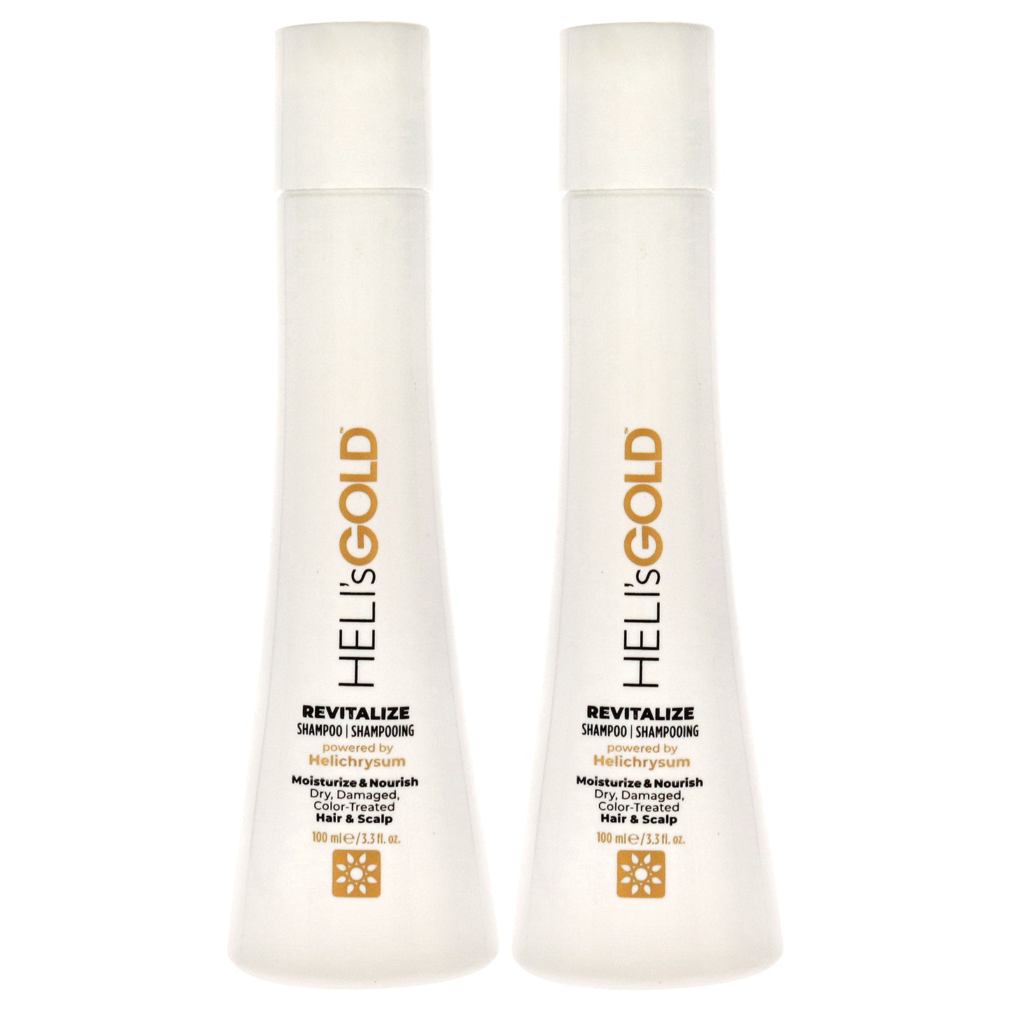 Revitalize Shampoo by Helis Gold for Unisex - 3.4 oz Shampoo - Pack of 2