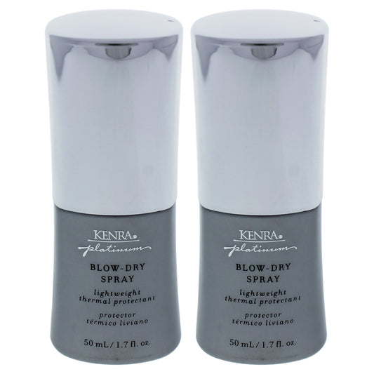 Platinum Blow Dry Spray by Kenra for Unisex - 1.7 oz Dry Spray - Pack of 2