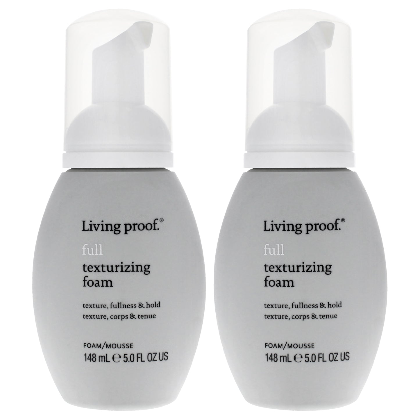 Full Texturizing Foam by Living Proof for Women - 5 oz Foam - Pack of 2