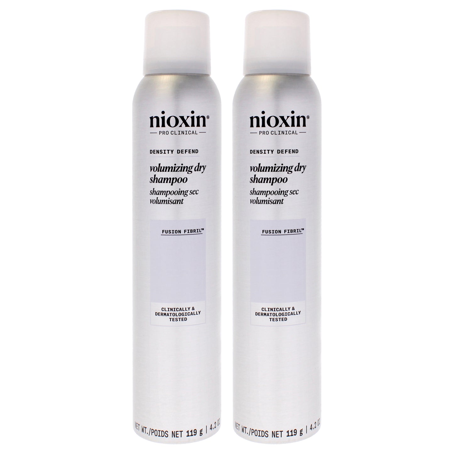 Density Defend Volumizing Dry Shampoo by Nioxin for Unisex - 4.2 oz Dry Shampoo - Pack of 2