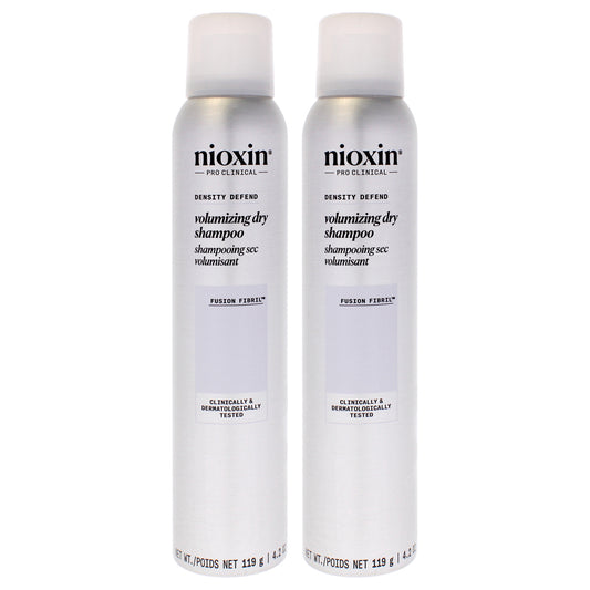 Density Defend Volumizing Dry Shampoo by Nioxin for Unisex - 4.2 oz Dry Shampoo - Pack of 2