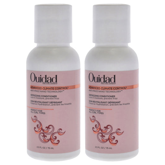 Advanced Climate Control Defrizzing Conditioner by Ouidad for Unisex - 2.5 oz Conditioner - Pack of 2