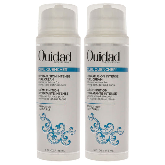 Curl Quencher Hydrafusion Intense Curl Cream by Ouidad for Unisex - 5 oz Cream - Pack of 2