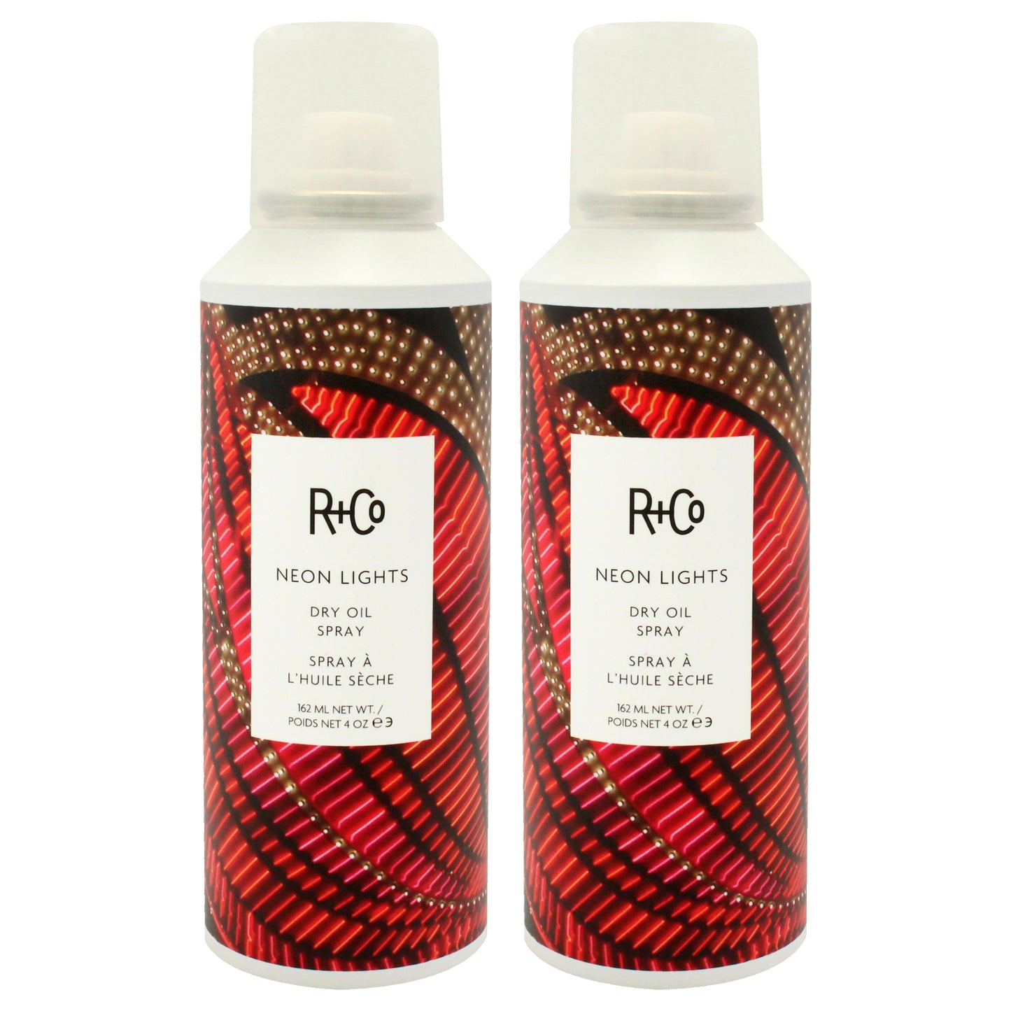 Neon Lights Dry Oil Spray by R+Co for Unisex - 4 oz Spray - Pack of 2