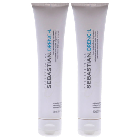 Drench Moisturizing Treatment by Sebastian for Unisex - 5.0 oz Treatment - Pack of 2