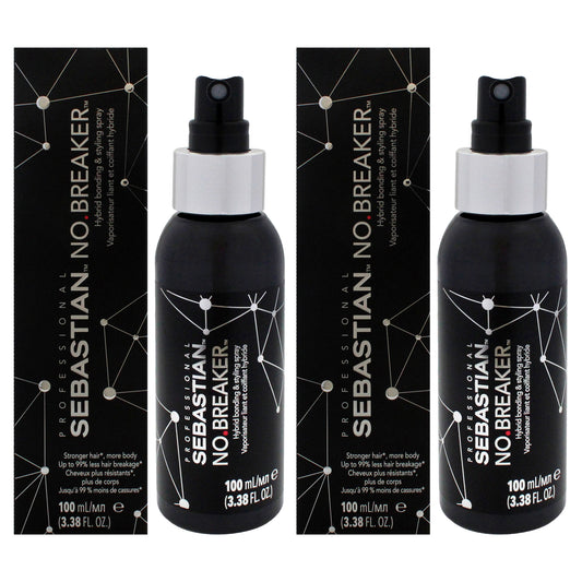No Breaker Leave-In Bonding Spray by Sebastian for Unisex - 3.3 oz Spray - Pack of 2