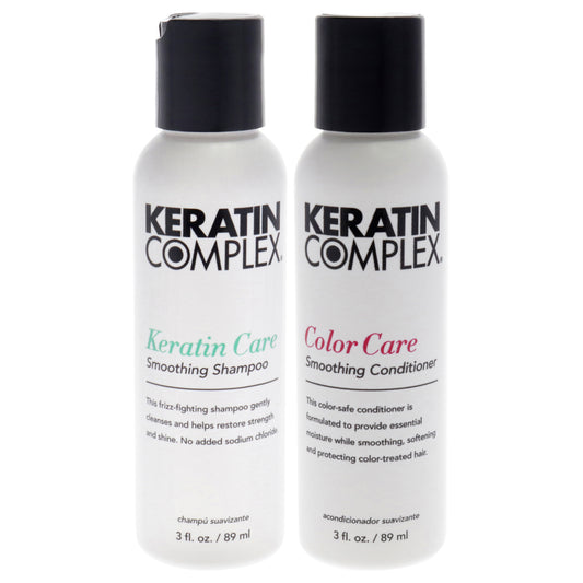 Keratin Complex Kit by Keratin Complex for Unisex - 2 Pc Kit 3oz Conditioner, 3oz Shampoo
