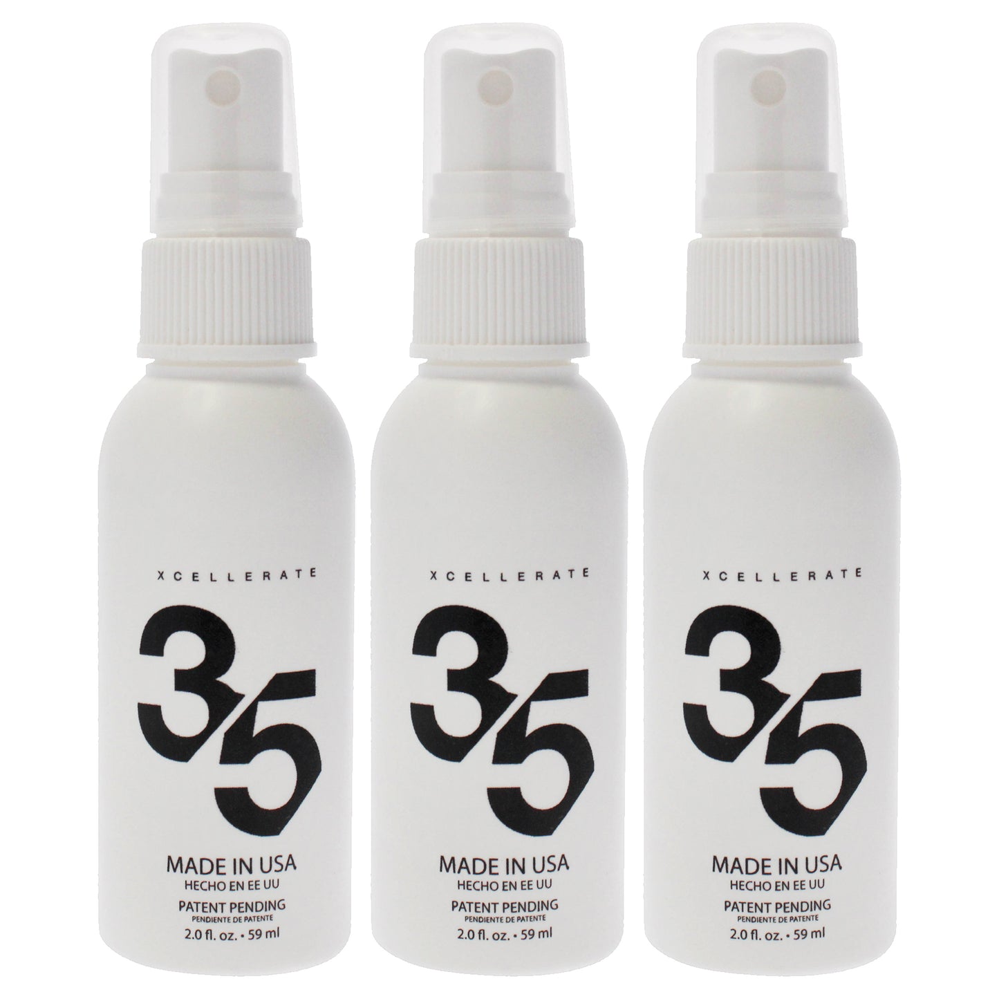 Xcellerate35 Leave-In Hair Treatment - USA by Xcellerate35 for Unisex - 2 oz Treatment - Pack of 3