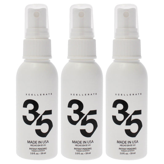 Xcellerate35 Leave-In Hair Treatment - USA by Xcellerate35 for Unisex - 2 oz Treatment - Pack of 3