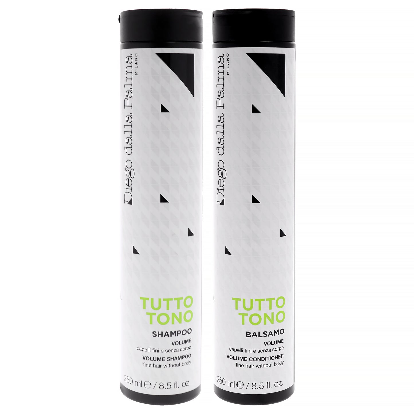 Tutto Tono Volume Kit by Diego Dalla Palma for Unisex - 2 Pc Kit 8.5oz Shampoo, 8.5oz Conditioner
