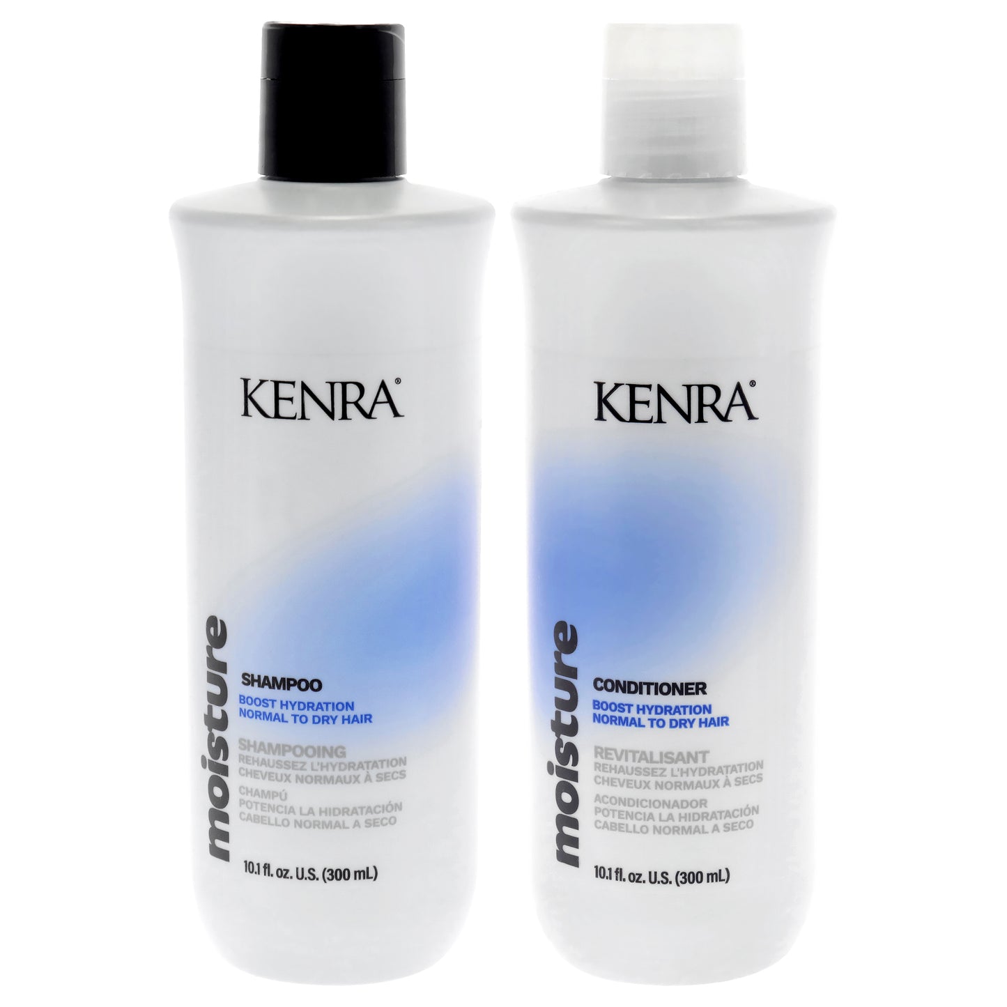 Moisture Kit by Kenra for Unisex - 2 Pc Kit 10.1oz Shampoo, 10.1oz Conditioner