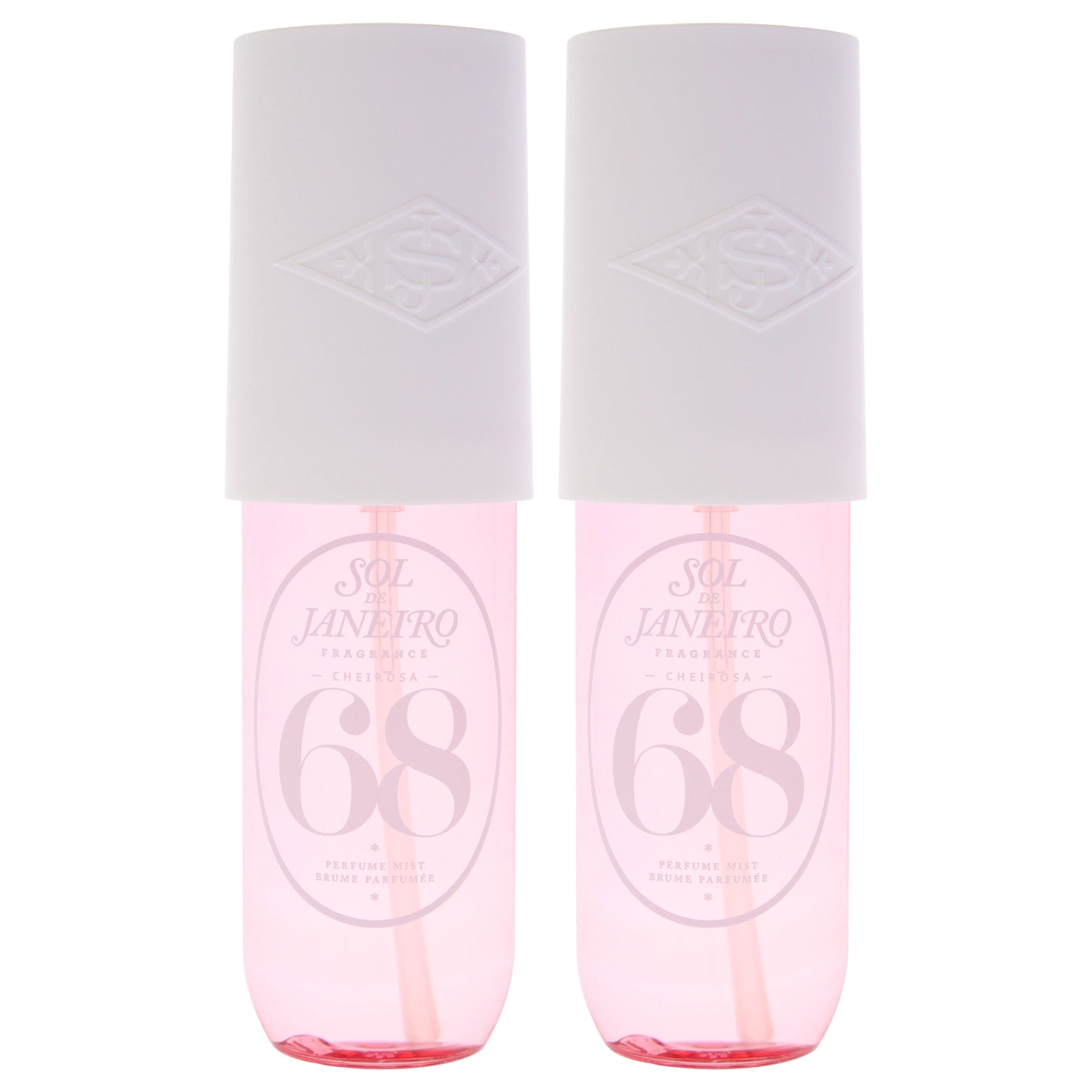 Brazilian Crush Cheirosa 68 - Brazilian Jasmin and Pink DragonFruit by Sol de Janeiro for Women - 3 oz Perfume Mist - Pack of 2