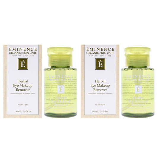 Herbal Eye Makeup Remover by Eminence for Unisex - 5.07 oz Makeup Remover - Pack of 2