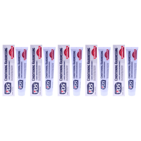 Conditioning Hairdressing - Gray White Silver Blonde Hair by Alberto VO5 for Unisex - 1.5 oz Conditioner - Pack of 5