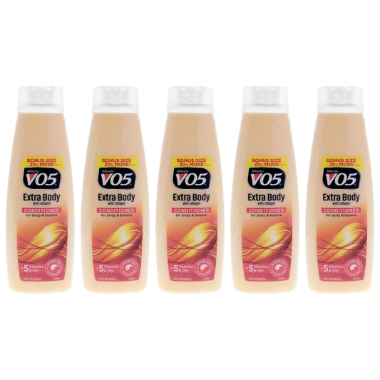 Extra Body Volumizing Conditioner by Alberto VO5 for Unisex - 15 oz Conditioner - Pack of 5