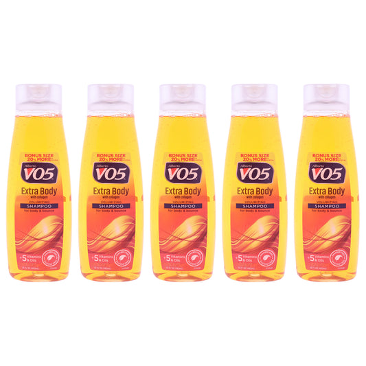 Extra Body Volumizing Shampoo by Alberto VO5 for Unisex - 15 oz Shampoo - Pack of 5