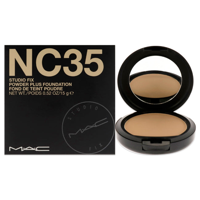 Studio Fix Powder Plus Foundation - NC35 by MAC for Women - 0.52 oz Foundation
