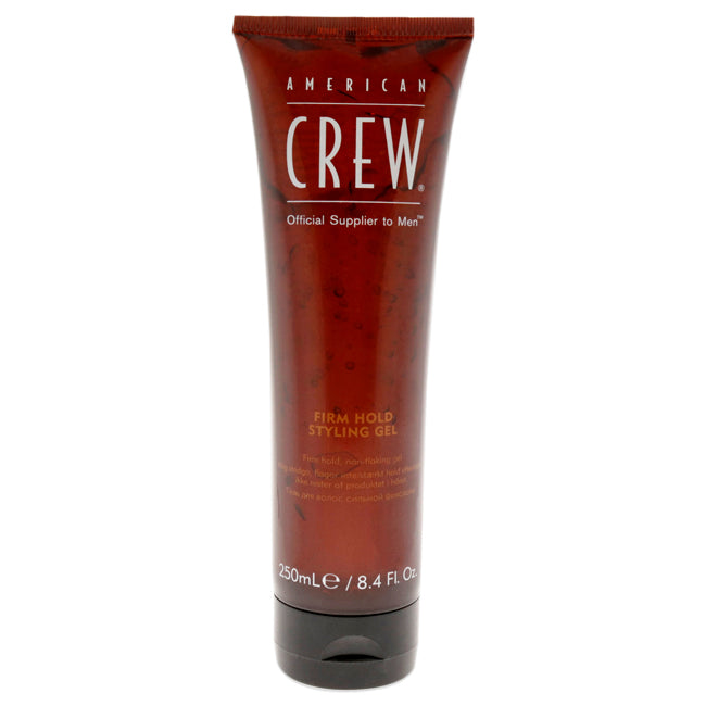 Firm Hold Gel by American Crew for Men - 8.4 oz Gel