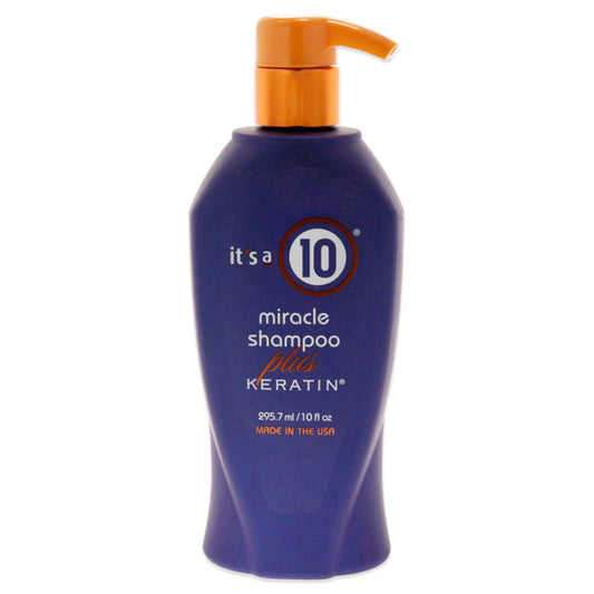 Miracle Shampoo Plus Keratin by Its A 10 for Unisex - 10 oz Shampoo