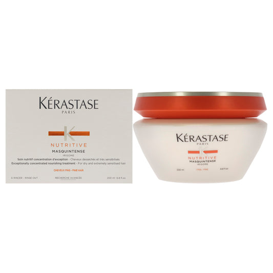 Nutritive Masquintense-fine by Kerastase for Unisex - 6.8 oz Masque