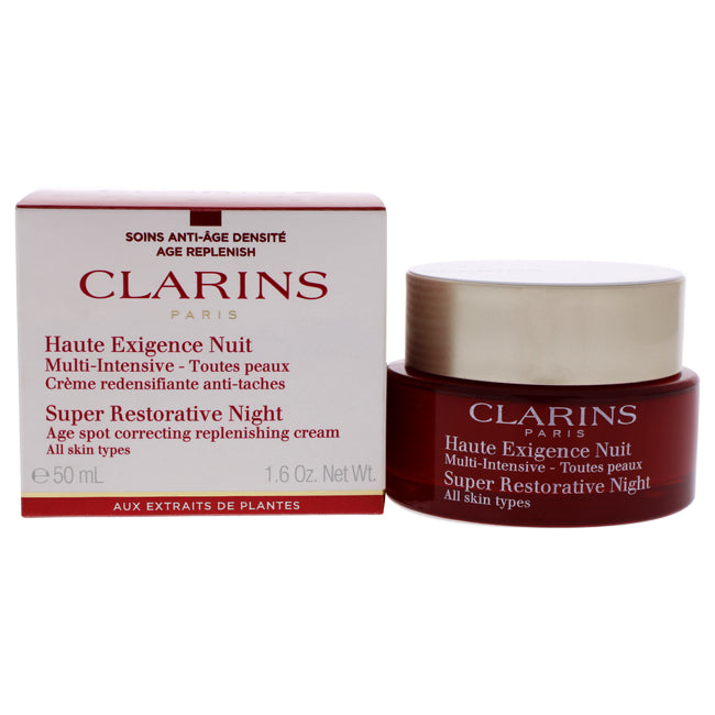 Super Restorative Night - All Skin Types by Clarins for Unisex - 1.7 oz Night Cream
