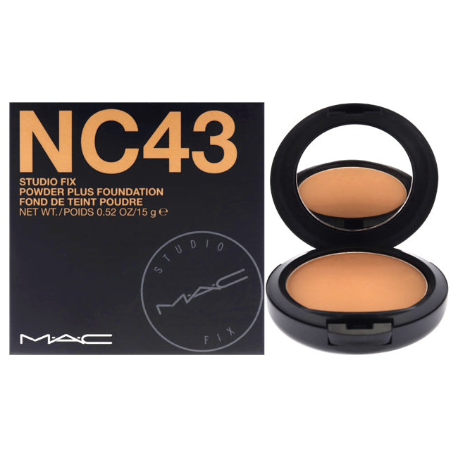 Studio Fix Powder Plus Foundation - NC43 by MAC for Women - 0.52 oz Foundation