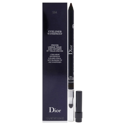 Eyeliner Waterproof - 594 Intense Brown by Christian Dior for Women - 0.04 oz Eyeliner