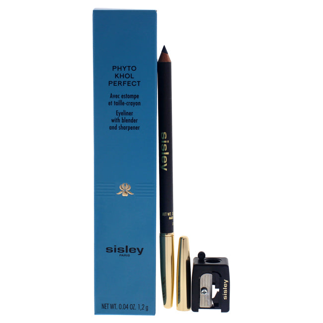 Phyto Khol Perfect Eyeliner With Blender and Sharpener - 3 Steel by Sisley for Women - 0.04 oz Eyeliner
