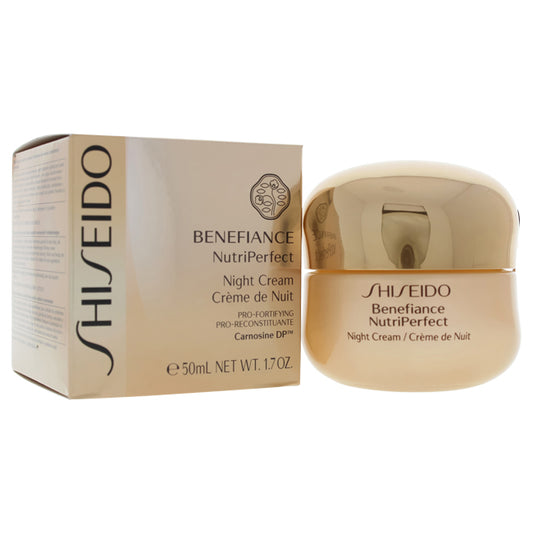 Benefiance NutriPerfect Night Cream by Shiseido for Unisex - 1.7 oz Night Cream