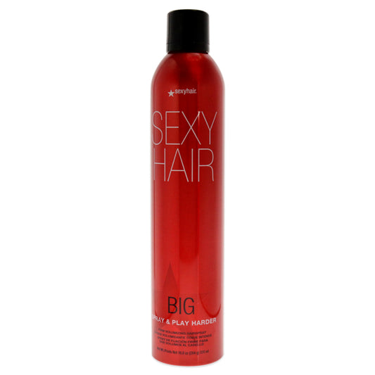 Big Sexy Hair Spray and Play Harder by Sexy Hair for Unisex - 10 oz Hair Spray