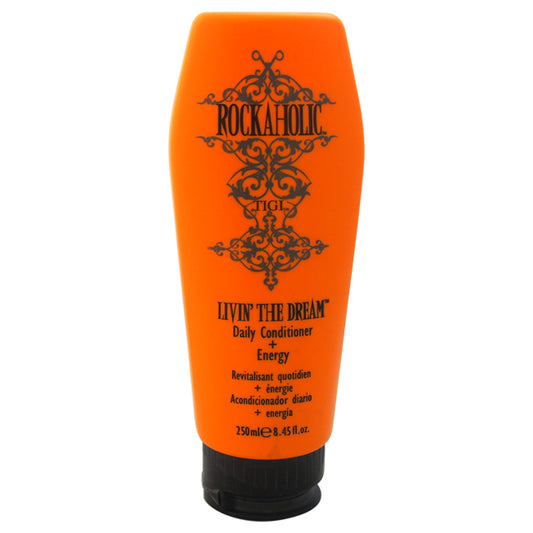 Rockaholic Livin The Dream Sulfate Free Conditioner + Energy by TIGI for Unisex - 8.45 oz Conditioner