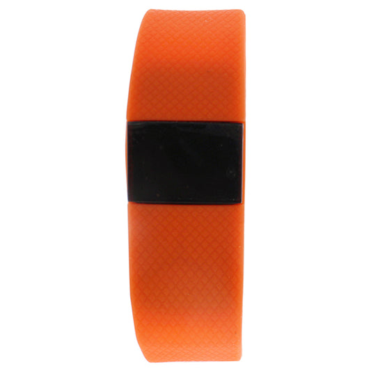 EK-H2 Health Sports Orange Silicone Bracelet by Eclock for Unisex - 1 Pc Bracelet