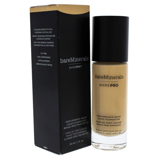 BarePro Performance Wear Liquid Foundation SPF 20 - 8 Golden Ivory by bareMinerals for Women - 1 oz Foundation